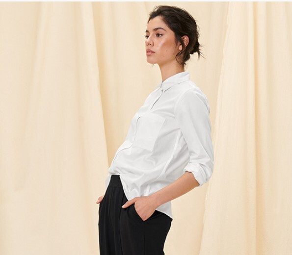 Розкішна жіноча біла бавовняна блуза, сорочка від tcm tchibo (Чібо), Німеччина, XS-S, фото 1