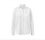 Розкішна жіноча біла бавовняна блуза, сорочка від tcm tchibo (Чібо), Німеччина, XS-S, фото 3