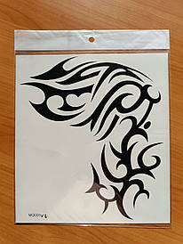 Флеш тату. 24*22 см. Тимчасова. , перекладена. На грудях, Плече, Персонажі, PC-001 (S) 0