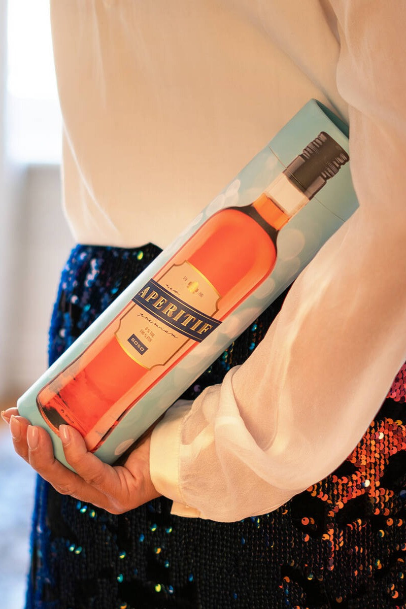 Шкарпетки подарункові SOXO "SKARPETY W TUBIE - APERITIF" 3 пари в наборі