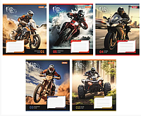 Тетрадь школьная ученическая 36 листов клетка 1 Вересня Life on wheels Тетради с плотной цветной обложкой