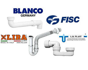 Сифони для кухонних мийок в асортименті гуртом і в роздріб