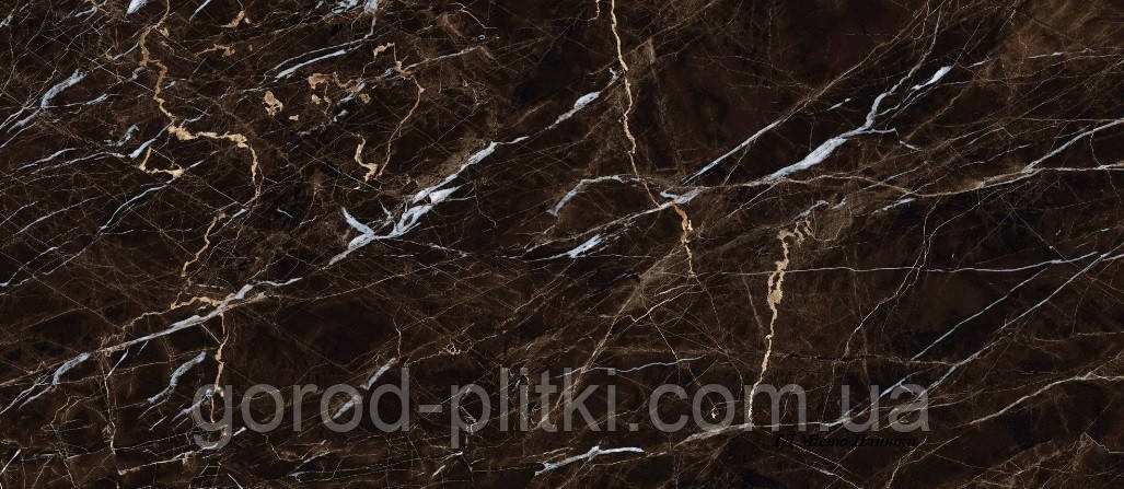 Плитка 60х120 - керамограніт Pulpis Brown F P 600x1200x8 R Full Lappato 1, фото 1