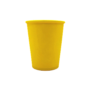 Стакан одношаровий Maxi Yellow 250мл (50шт/уп|35уп/ящ) 80мм UMY250