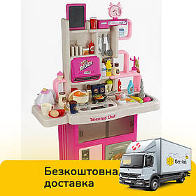 Кухня дитяча (115 аксесуарів, звук, світло, робочий кран, парогенератор, посуд) 922-179