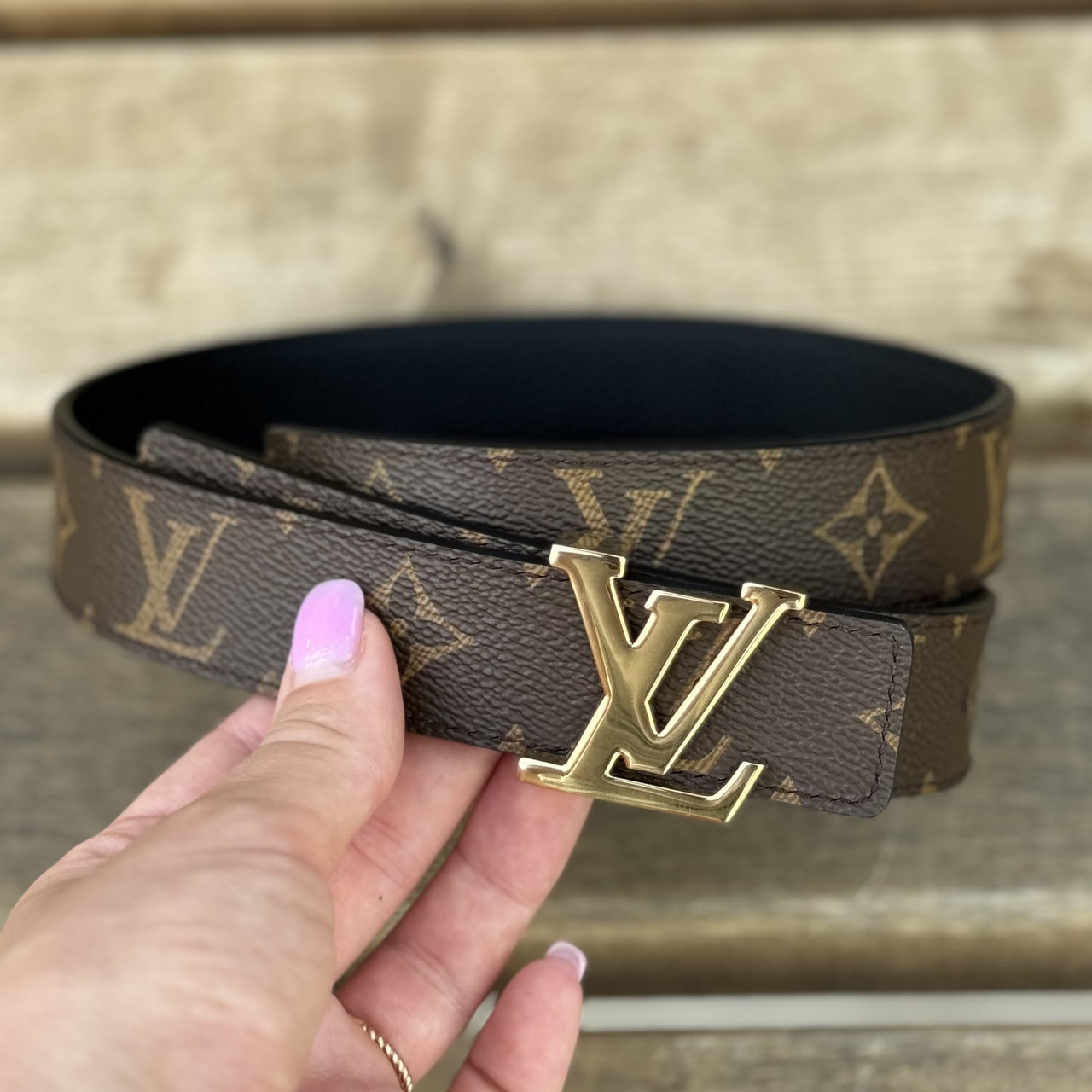 Ремінь двосторонній Louis Vuitton (Луї Віттон)