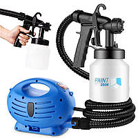 Краскораспылитель электрический 800мл, от сети / Профессиональный распылитель для краски / Краскопульт