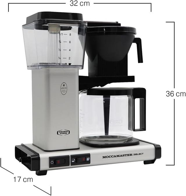 Фільтр кавоварка Moccamaster KBG Select Red крапельна