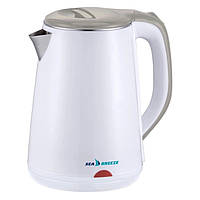 Бесшумный чайник SeaBreeze SB-010 2000 Вт 1.8 л, Изысканный чайник, DI-441 Электрочайник нержавейка BZN
