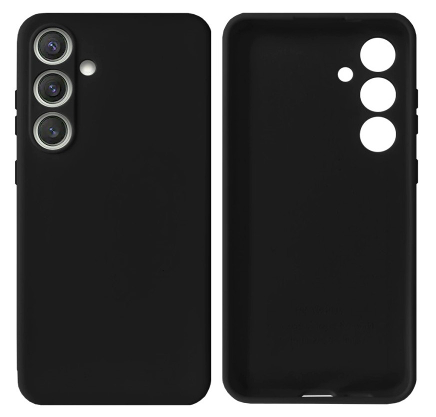 Чохол Silicone case Camera Protective для Samsung S24 (03) чорний Black