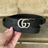 Жіночий ремінь 2 см Gucci (Гуччі)