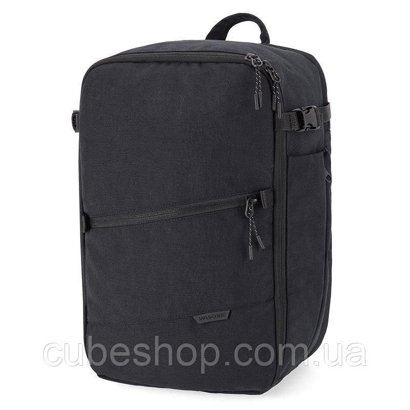 Рюкзак для ручної поклажі Wascobags Dublin All Black (чорний) - Wizz Air / Ryanair, фото 1