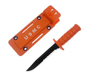 Ніж тичковий Катана A76 Жовтогарячий