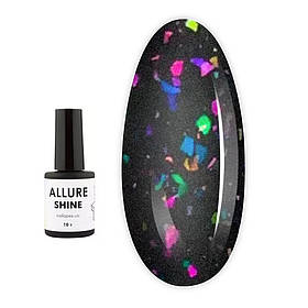 Матовий топ для нігтів з шимером NailApex Allure Shine, 10 мл