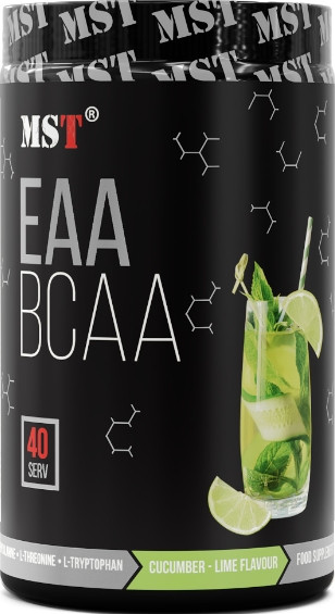 ВСАА бцаа MST BCAA EAA zero 520 г огірково-лимонний