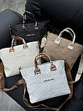 Сумка шопер Michael Kors Medium шопер коричнева, фото 7