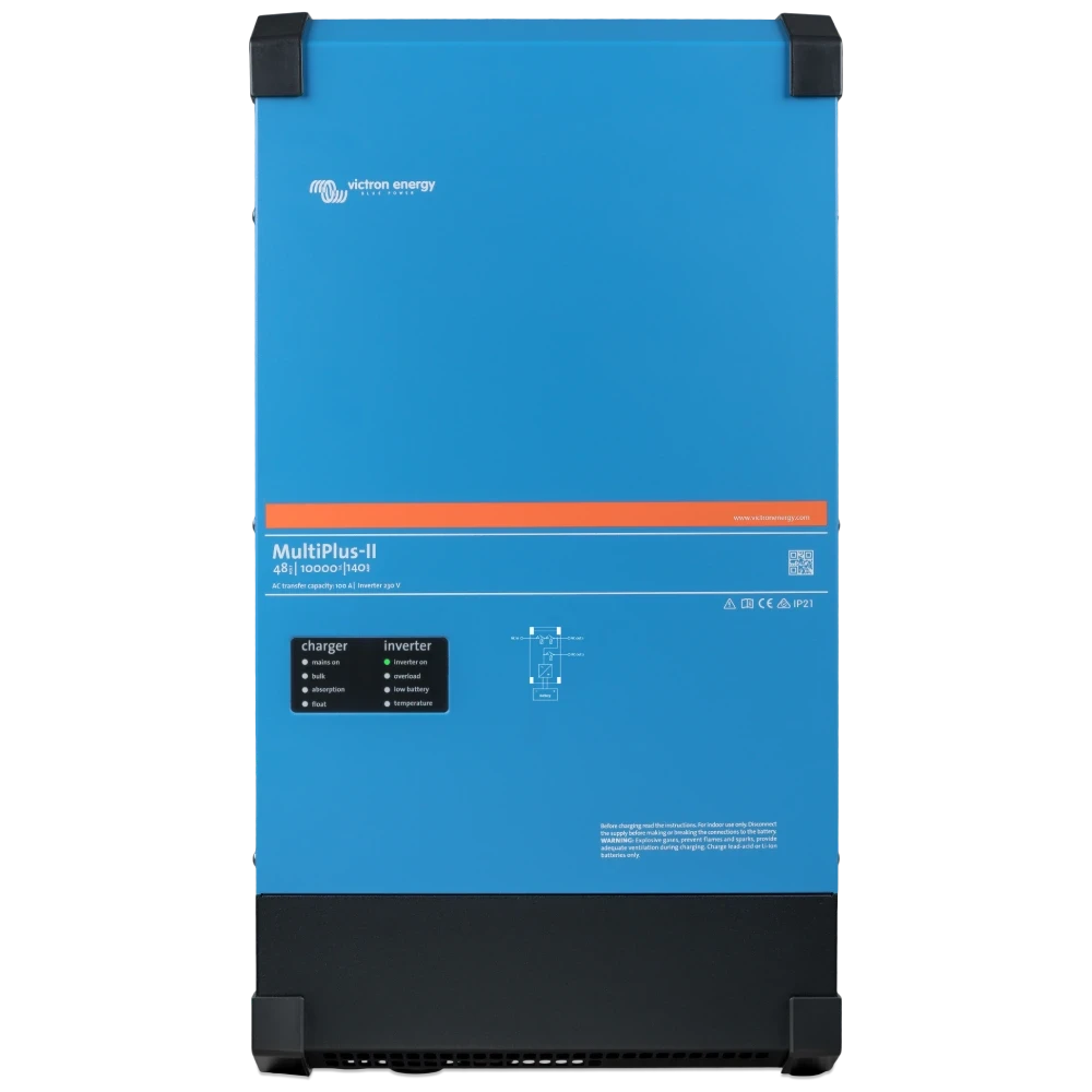Інвертор VictronEnergy MultiPlus-II 48/10000/140-100 однофазний чиста синусоїда