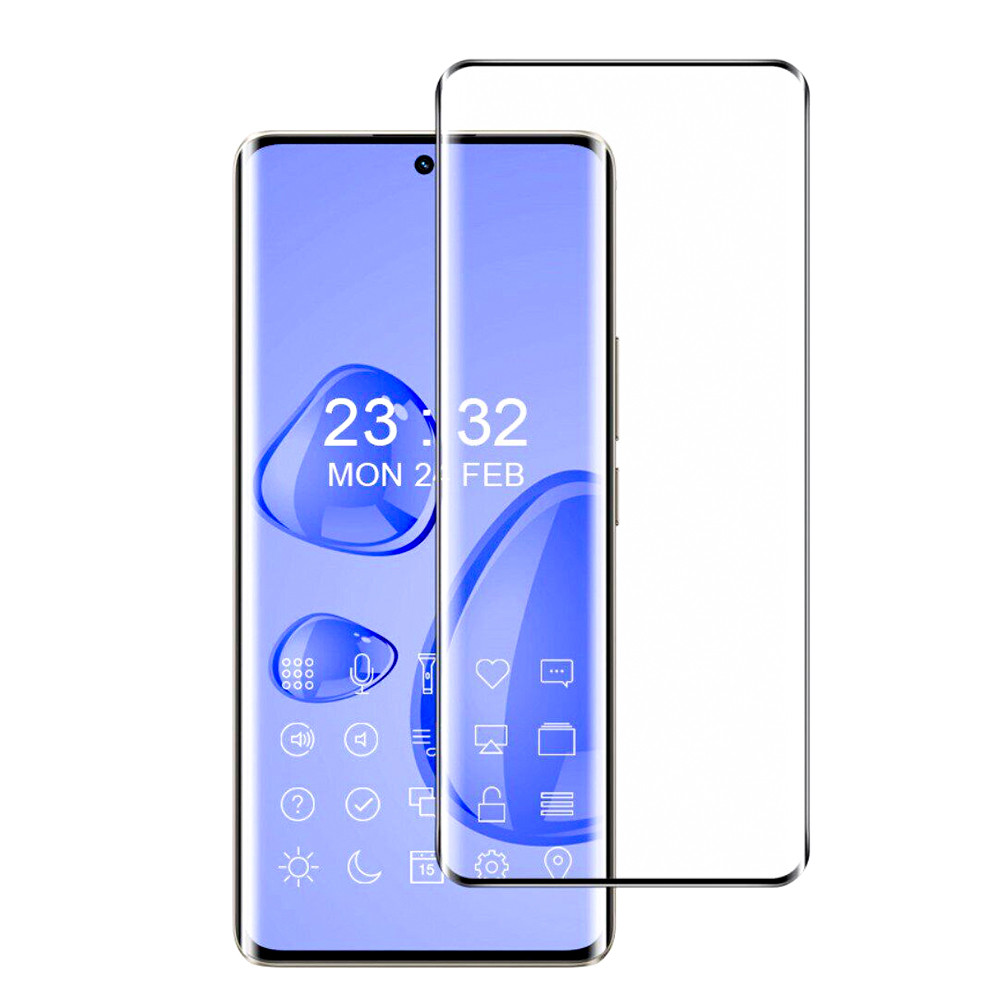 Захисне скло Full Screen Full Glue 3D Tempered Glass для Xiaomi Redmi Note 14 Pro 4G / 5G, Black, фото 1