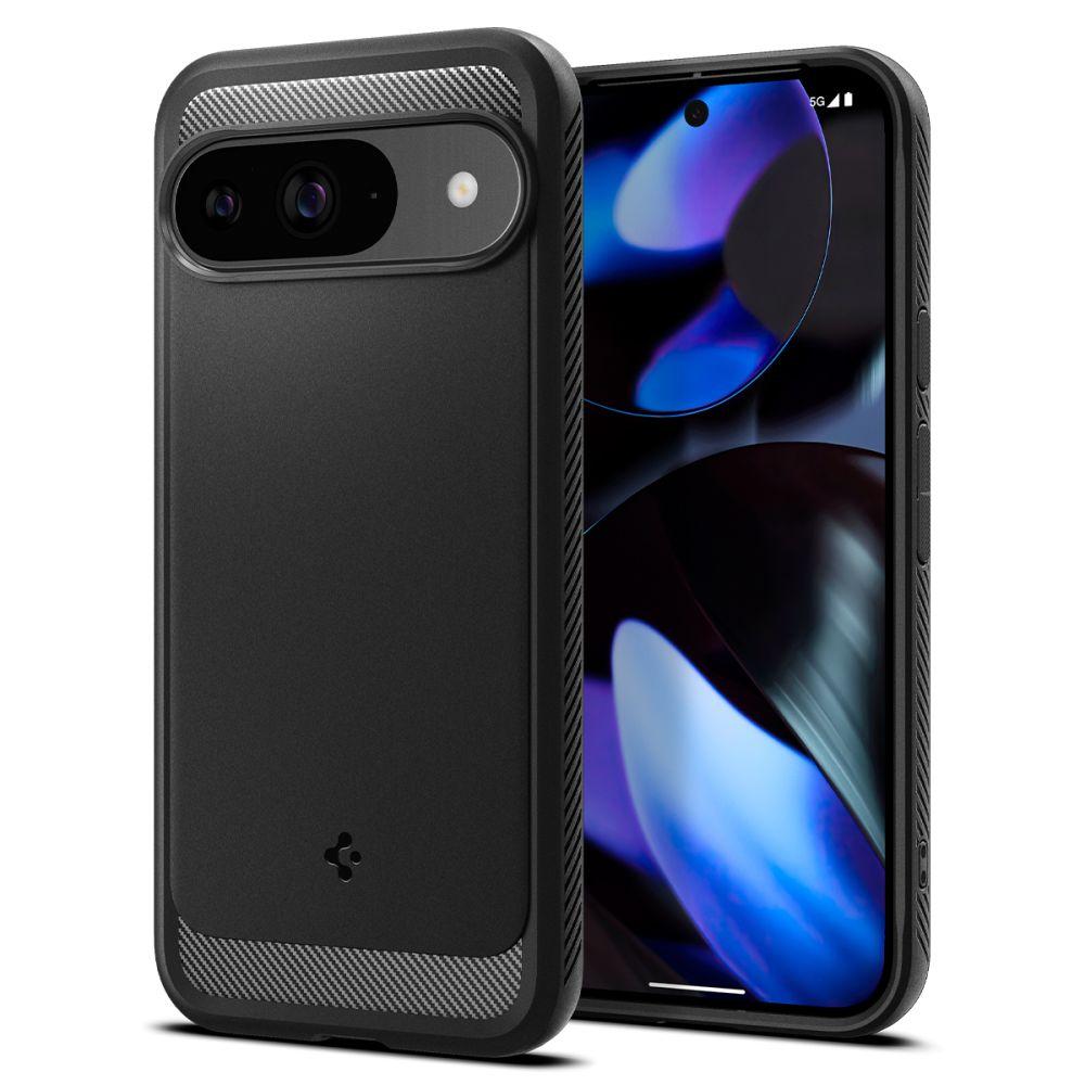 Чохол Spigen Rugged Armor до Google Pixel 9 / 9 Pro Matte Black (ACS07685)