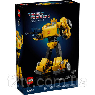 Конструктор LEGO Icons Трансформери Бамблбі 950 деталей (10338), фото 1