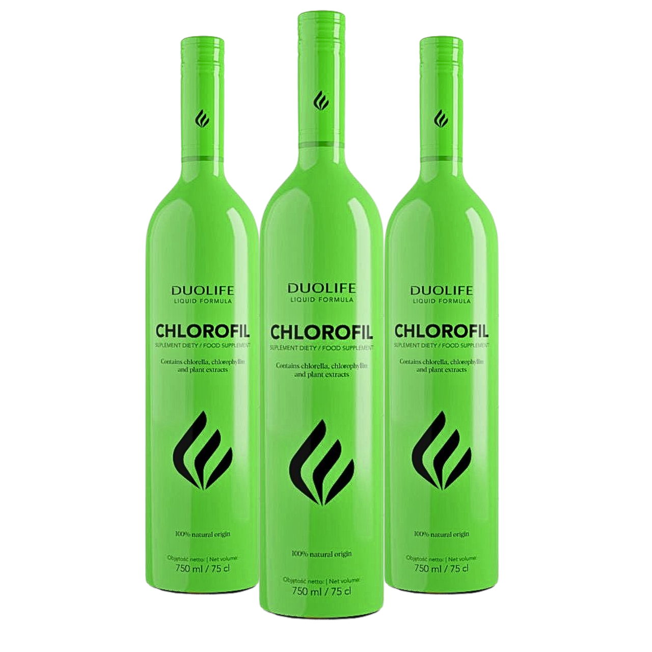 Хлорофіл Дуолайф Chlorofil DuoLife «Рідка енергія» 3 шт. по 750 мл