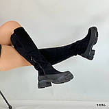 Жіночі чоботи, жіночі чоботи на низькому ходу, жіночі високі чоботи 37. 38, 39 рр, фото 10