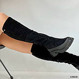 Жіночі чоботи, жіночі чоботи на низькому ходу, жіночі високі чоботи 37. 38, 39 рр, фото 8