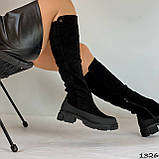 Жіночі чоботи, жіночі чоботи на низькому ходу, жіночі високі чоботи 37. 38, 39 рр, фото 9