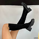 Жіночі чоботи, жіночі чоботи на низькому ходу, жіночі високі чоботи 37. 38, 39 рр, фото 5