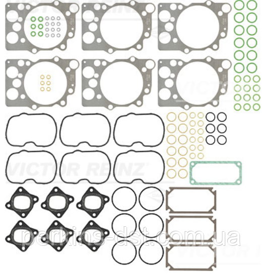 Верхній комплект прокладок для двигуна Volvo Penta TD121, TD120, TD123, фото 1