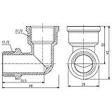 Кут SD Forte 1/2" ВЗ SF37215, фото 2