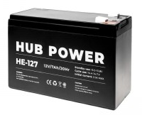 Акумуляторна батарея HUB Power HE-127 12V 7AH (HE-127) AGM