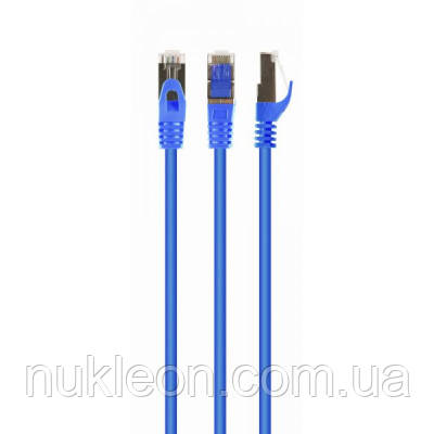 Популярний! Патч-корд 20м S/FTP Cat 6A CU LSZH blue Cablexpert (PP6A-LSZHCU-B-20M) - Краща якість тільки на Nukleon.com.ua