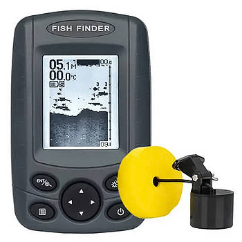 Кольоровий портативний ехолот рибальський Phiradar FF168A