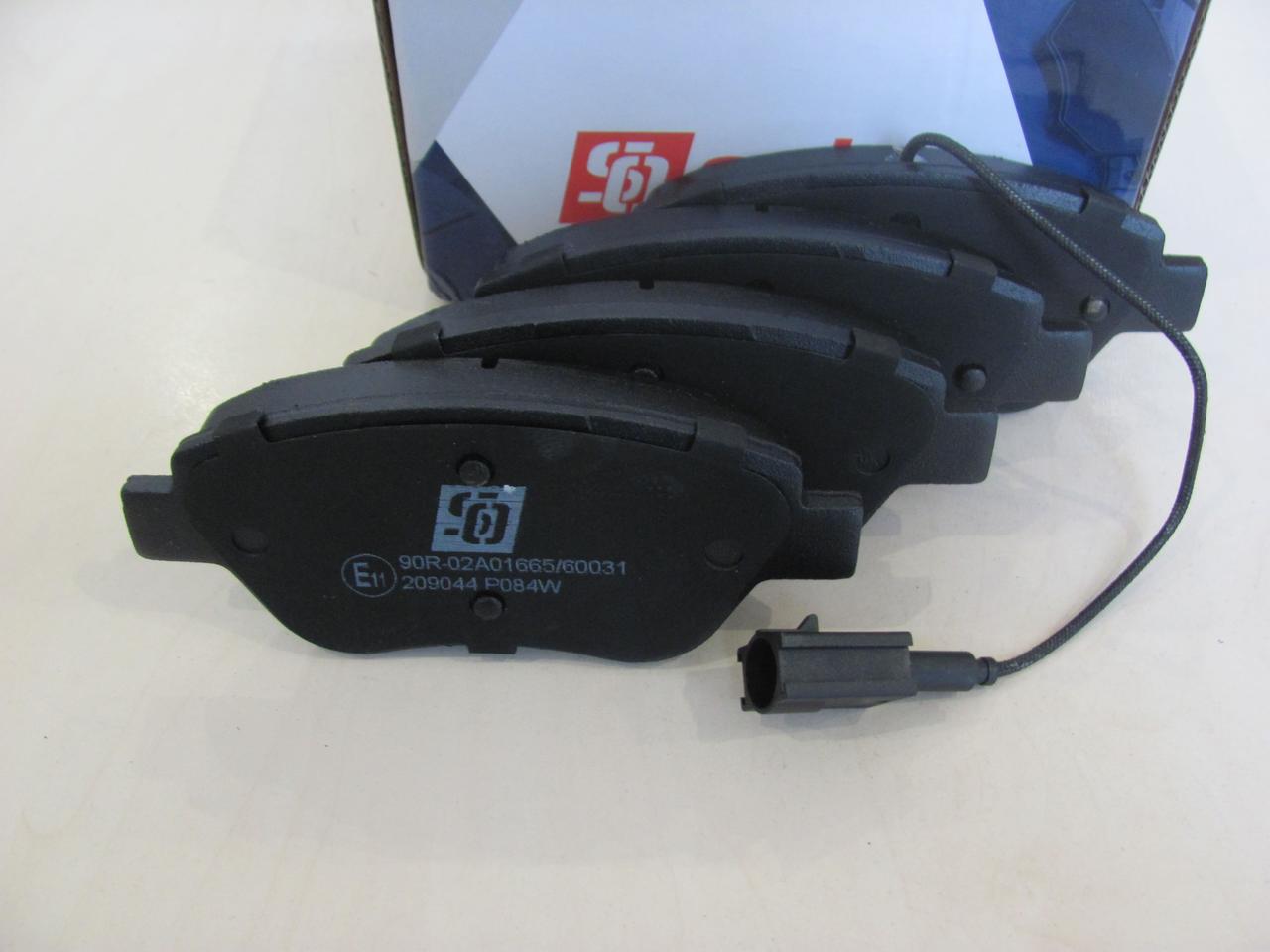 Гальмівні колодки передні Fiat Doblo 05-09 | Bosch маленькі | SOLGY 209044, фото 1