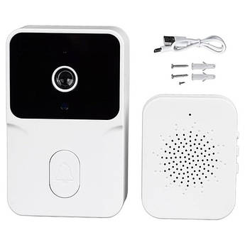 Бездротовий дверний відеодзвінок WiFi Doorbell M6 Акумуляторний дзвінок вічок з камерою