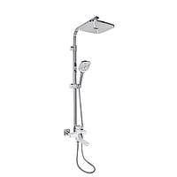 Душова система універсальна Lidz Wawel 1030 на три споживача (з виливом) (k35) LDWAW1030WHI45401 White