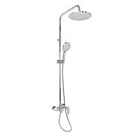 Душова система універсальна Lidz Latwa 1030 на три споживача (з виливом) (k35) LDLAT1030CRM45417 Chrome