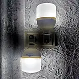 Акумуляторна лампочка Almina led Лампочка з акумулятором 20 Вт, Цоколь Е 27, ALMINA DL-020, фото 3