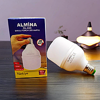 Акумуляторна лампочка Almina led Лампочка з акумулятором 20 Вт, Цоколь Е 27, ALMINA DL-020