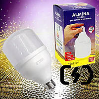 Акумуляторна лампочка Almina led Лампочка з акумулятором 20 Вт, Цоколь Е 27, ALMINA DL-020