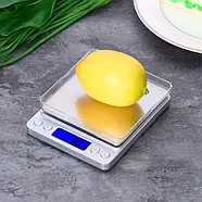 Ваги електронні ювелірні з дисплеєм та 2 чашами MS-1729 0.1-3000 грам, фото 2