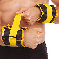 Обважнювачі-манжети для рук та ніг Zelart 2x0,75 кг для підвищення ефективності тренувань, фото 3