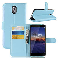 Чохол-книжка Litchie Wallet для Nokia 3.1 Блакитний