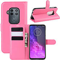 Чохол-книжка Litchie Wallet для Motorola One Zoom Rose