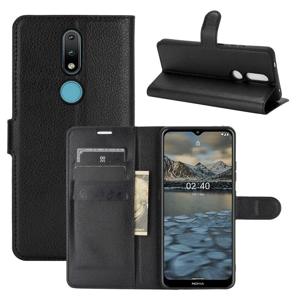 Чохол-книжка Litchie Wallet для Nokia 2.4 Black