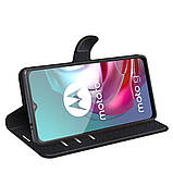 Чохол-книжка Litchie Wallet для Motorola Moto G30 / G20 / G10 Black, фото 7
