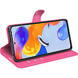 Чохол-книжка Litchie Wallet для Xiaomi Redmi Note 11 Pro / Note 11 Pro 5G Rose, фото 3