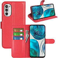 Чохол-книжка Litchie Wallet для Motorola G52 / G82 Red