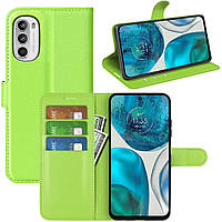 Чохол-книжка Litchie Wallet для Motorola G52 / G82 Light Green